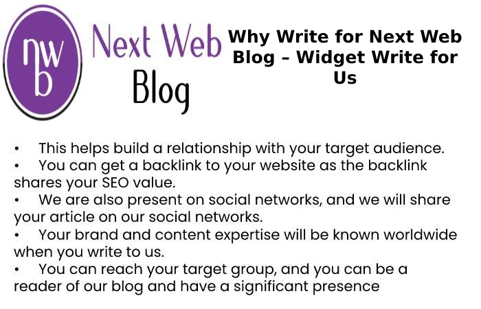 next web why write 